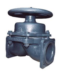 КЛАПАН МЕМБРАННЫЙ ФУТЕРОВАННЫЙ* 15Ч74П1, 15Ч74П2, 15Ч75П1, 15Ч75П2, 15Ч75П2М, 15Ч76П1, 15Ч76П2, 15Ч76П2М DN 6-100 PN 1,0-1,6 МПа